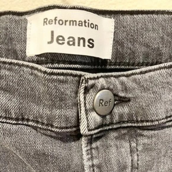 Reformation Jeans High Rise Skinny Jeans, Gray Gibson Wash size 30 - Picture 1 of 6